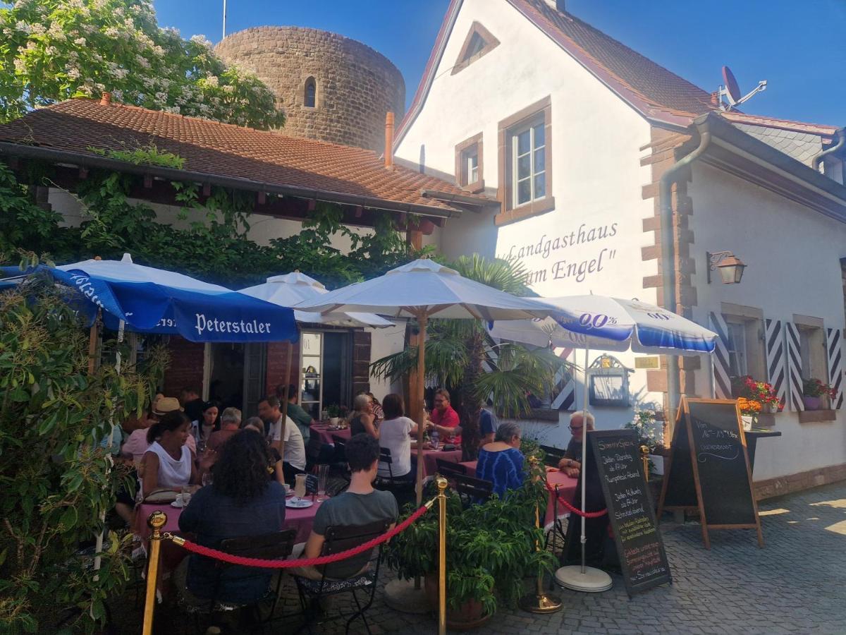 Landgasthaus "Zum Engel" Otel Neuleiningen Dış mekan fotoğraf